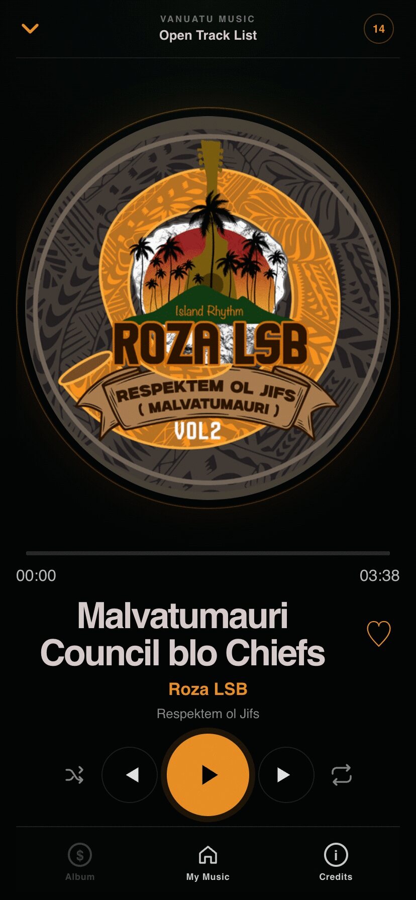 Featured Vanuatu Music player